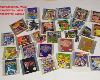 Label / Sticker For Restore Nintendo Gameboy Gb Gbc Game Boy Color Games Cartridges (contact first)