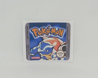 Label / Sticker For POKEMON BLUE (EUR) Pokemon Nintendo Gameboy Cartridges