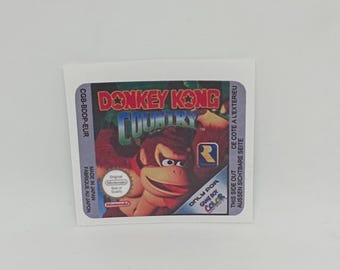 Label / Sticker For DONKEY KONG COUNTRY Nintendo Gameboy Color Cartridges