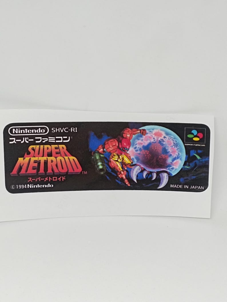 Label / Sticker for Restore Nintendo Super Famicom Sfc Cartridges of ...