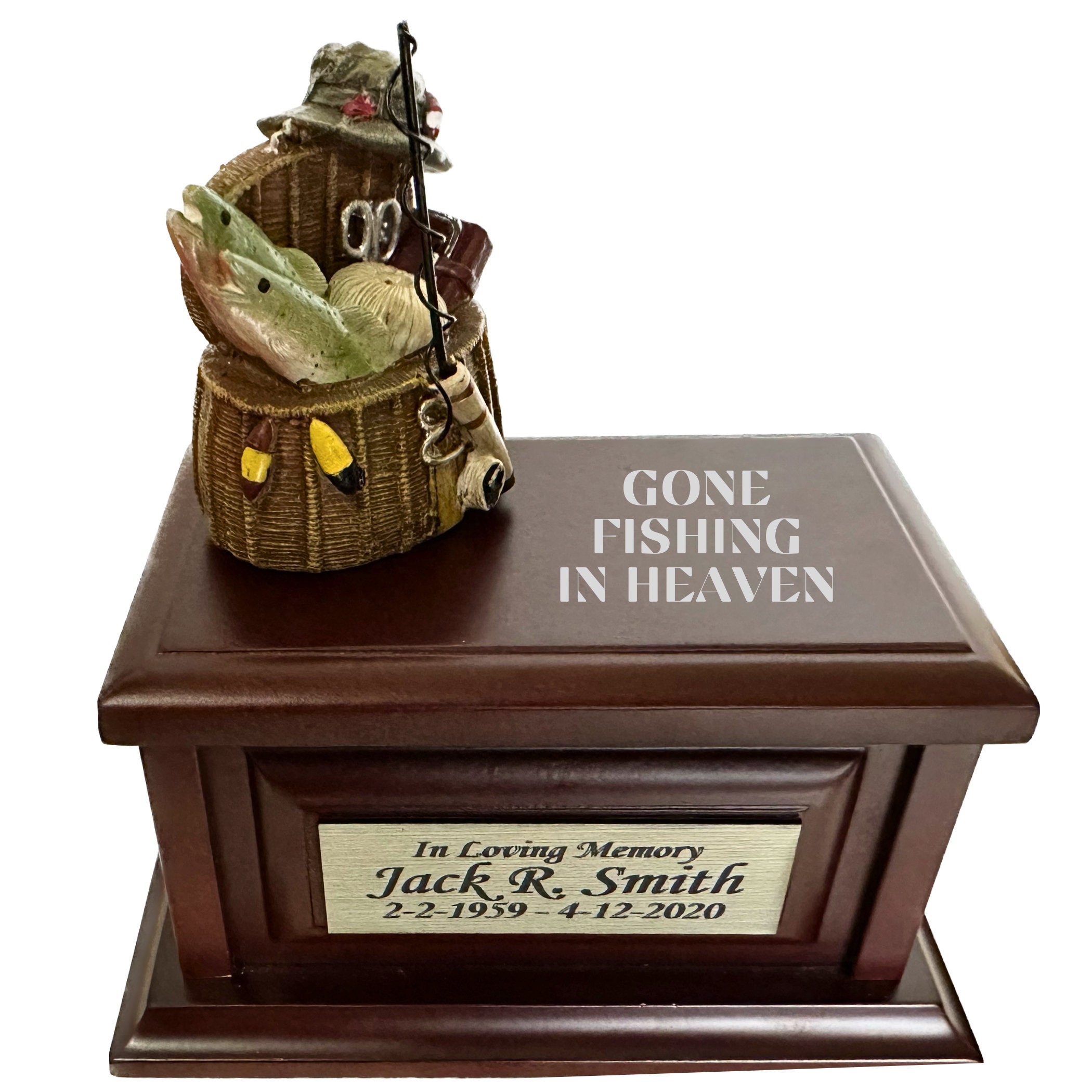 Fishing Keepsake Urn 