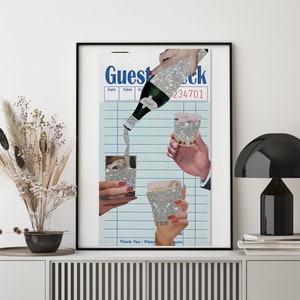 Trippy Cheers Guest Check - Art Print