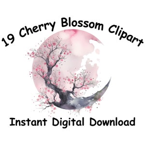 Kirschblüte Aquarell Clipart Aquarell Clipart Digital Download Clipart Kirschblüte Transparenten Hintergrund scrapbooking