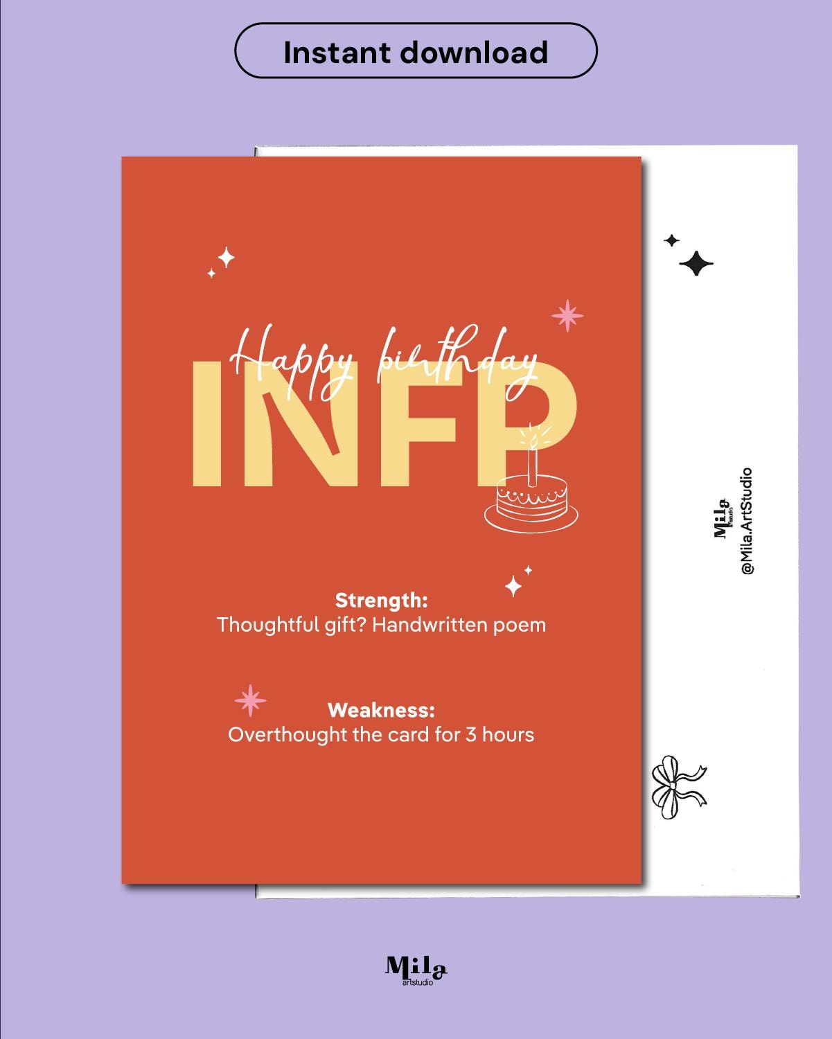 Mbti Card - Etsy