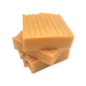 Turmeric honey vegan natural bar soap.