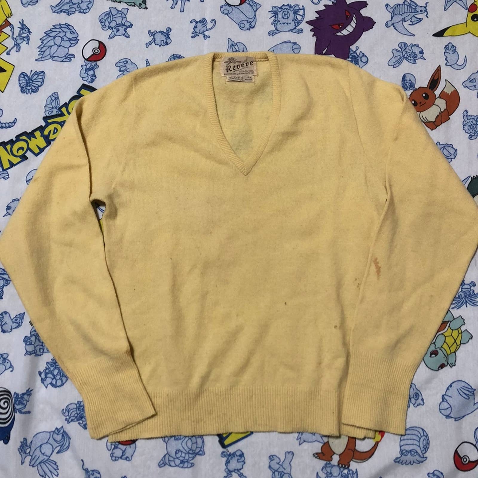 Vintage 1960s 60s Revere V-neck Sweater - Etsy
