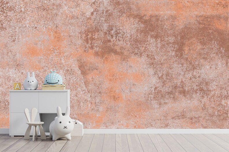 Rusty Metal Wallpaper, Copper Wallpaper Peel and Stick, Industrial