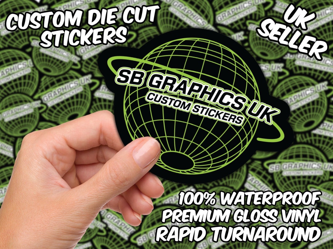 Custom Vinyl Waterproof Stickers. Send Us Any Photo or Design + We'll ...
