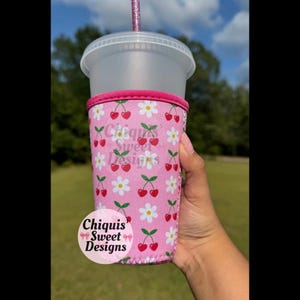 Cherries Iced Coffee Sleeve