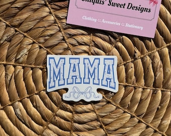 Baby Blue Mama Sticker