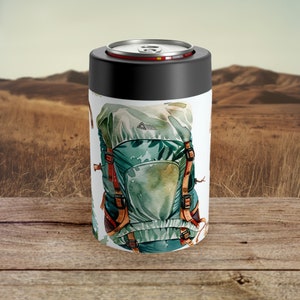 Koozie Fathers Day Hiking Drink Holder Gift For Him Hiking Beer Sleeve For Dad Hiking Can Cooler For 12oz Can