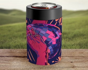 Retro Beer Sleeve Music Festival Disco Ball Can Holder Concerts Can Cooler Music Festival Beer Cozy Concert Koozie For 12oz Can