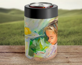 Summer Vibes Koozie For Children's Lemonade Stand Birthday Party Lemonade Stand Children's Summer Koozie For 12oz Can