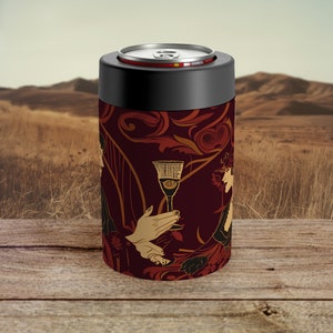 Can Insulator Wedding Bash Boho Drink Holder Reception Couple Beer Sleeve Marriage Celebration Boho Drink Holder For 12oz Can