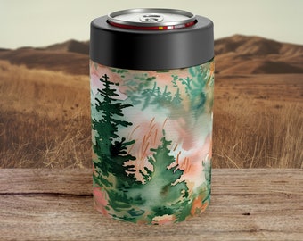 Drink Holder Gift Mountain Beverage Insulator Gift Mountain Can Cooler Gift Mountain Coozie Gift For 12oz Can