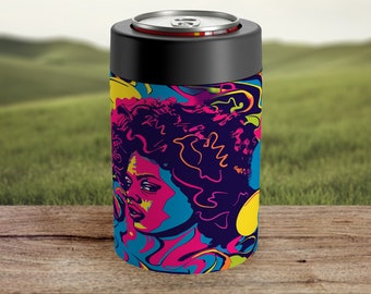 Psychedelic Koozie Bachelorette Celebration Groovy Can Cooler Bachelorette Bash Retro Coozie Bachelorette Event Can Cooler For 12oz Can