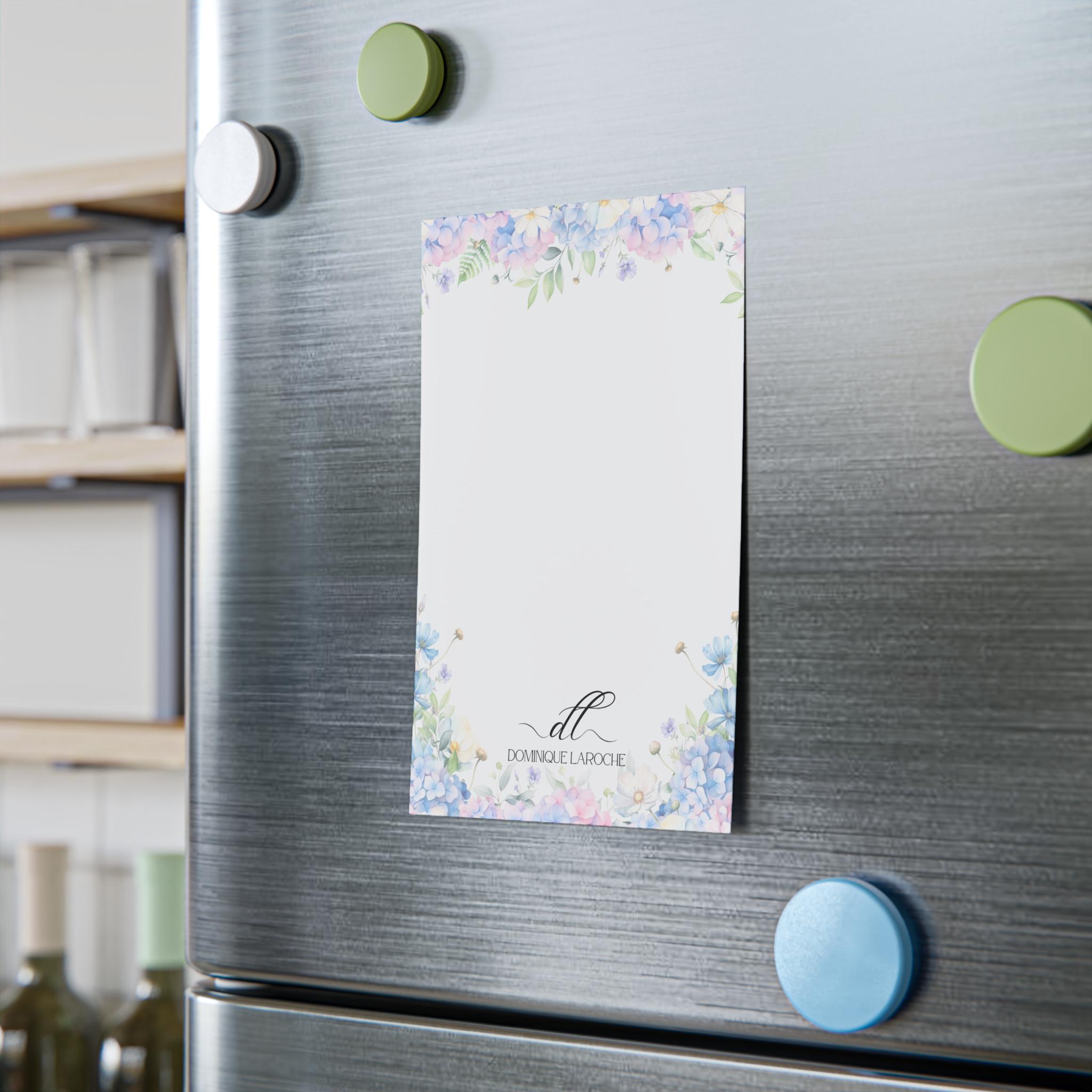 Personalized Hydrangea Garden Post-it® Note Pad- Custom 4x6 Floral ...