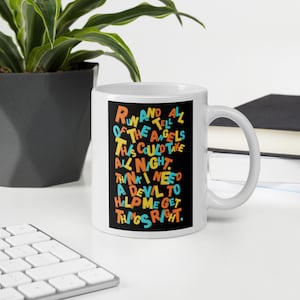 Foo Fighters - Learn to fly lyrics mug - Mugs