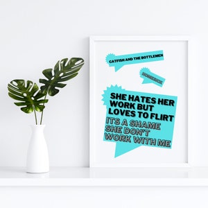 Catfish and the bottlemen Poster - Homesick - Wall art - Indie