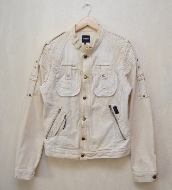 C'N'C Costume National Bondage Multipocket Jacket Vintage Size S