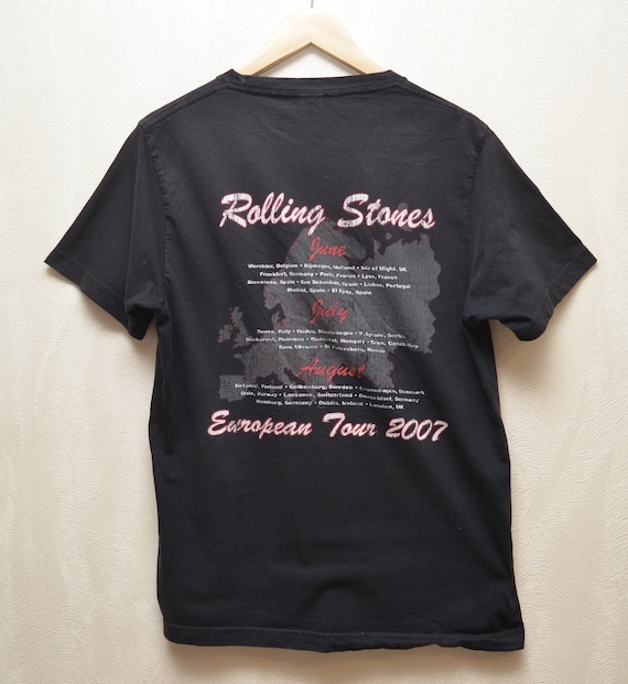 The Rolling Stones European Tour 2007 Vintage T-shirt Size M P2P