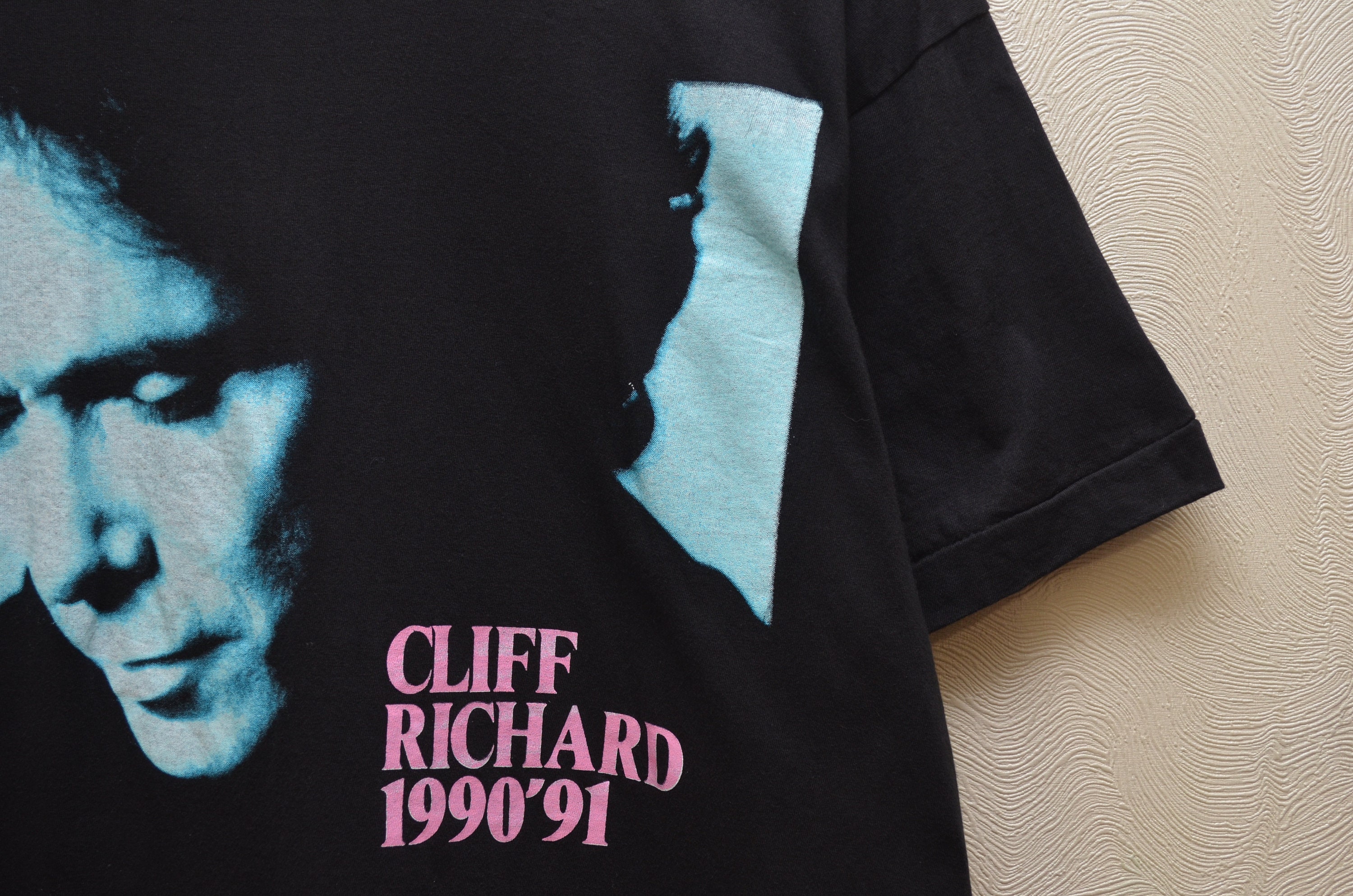 Vintage Cliff Richard From A Distance Tour 1990-91 T Shirt Size M