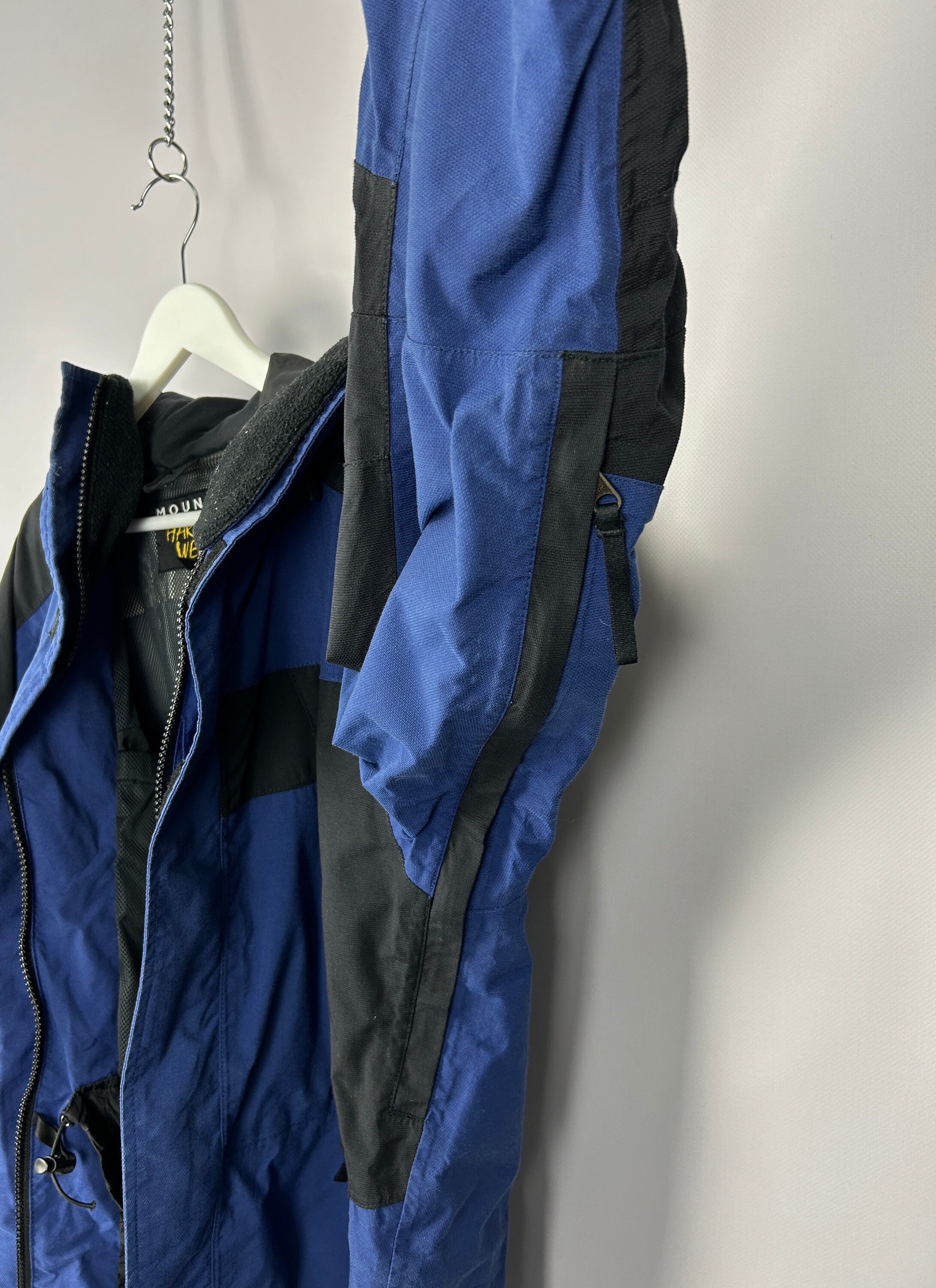 Mountain Hardwear Jacket Mens Blue Conduit Full Zip Hooded Mountain Hardwear Jacket Mens Blue Conduit Full Zip Hooded