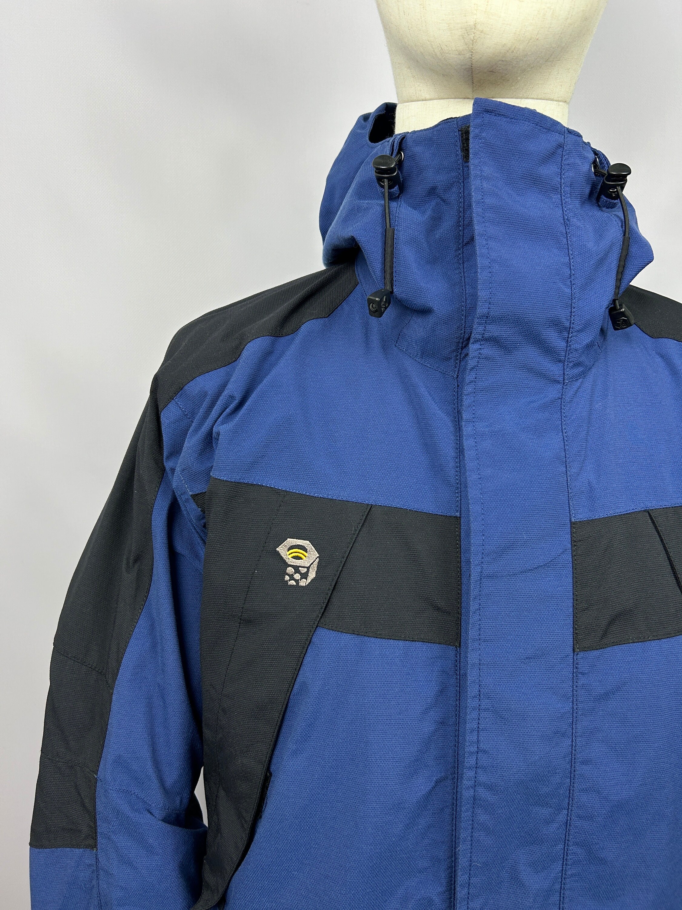Mountain Hardwear Jacket Mens Blue Conduit Full Zip Hooded Mountain Hardwear Jacket Mens Blue Conduit Full Zip Hooded
