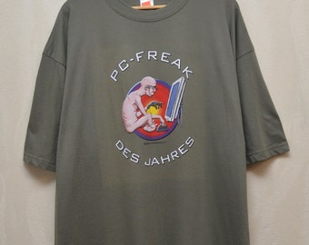 90s Oneita Single Stitch Shirt Vintage Understanding Computer