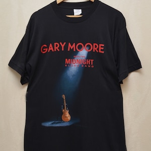 ミュージシャン GARY MOORE after the war tour Tshirt L Vintage 1989 Gary Moore After The War Tour T-shirt Blues
