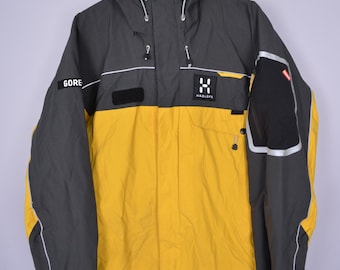 Haglofs Astral/orion Gore-tex Jacket Men's Blue Hooded Ski Light