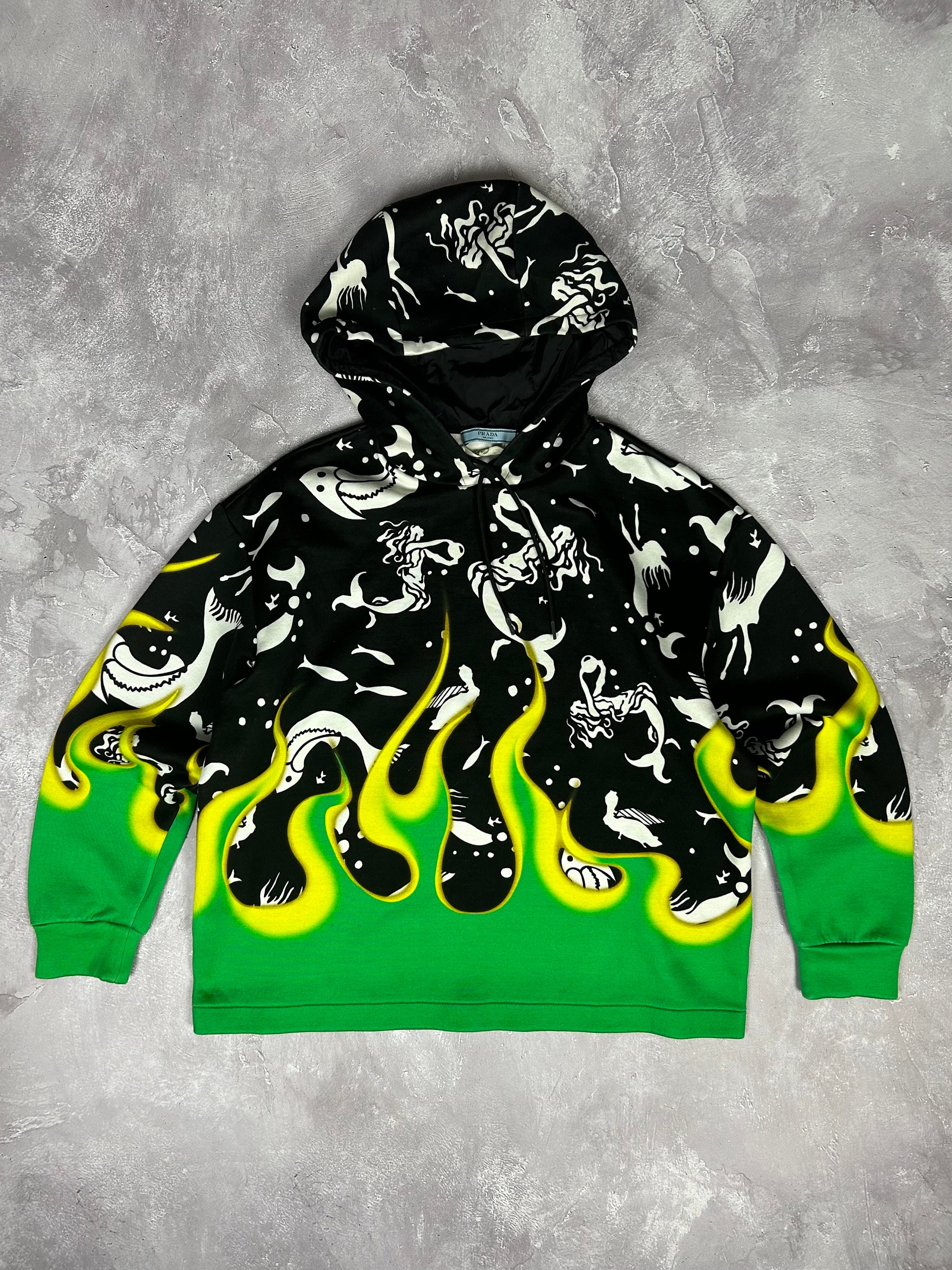 Prada Mermaid Flame Tie