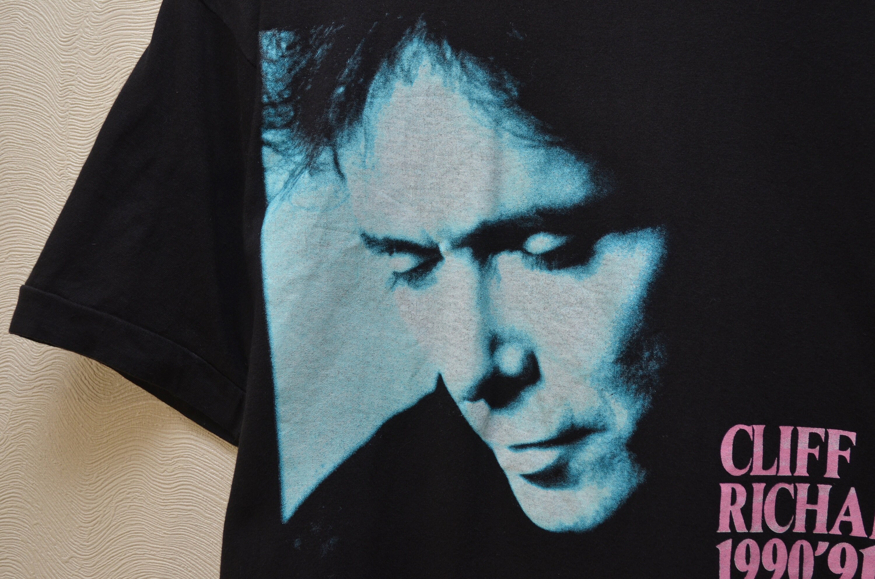 Vintage Cliff Richard From A Distance Tour 1990-91 T Shirt Size M