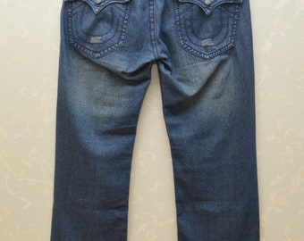 True Religion Ricky Big T Denim Jeans Size W40 L34