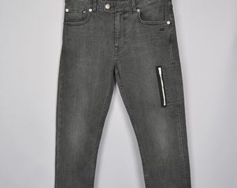 Uniqlo Undercover Herren Grau Denim Slim Jeans Größe W29 L34 Streetwear