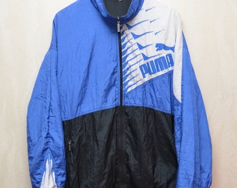 Puma × Streetwear × Vintage Vintage 90s Puma Nylon Bomber