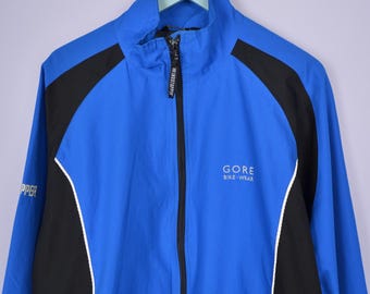 GORE Bike-wear Windstopper Full Zip Blue Jacket Size L - Etsy