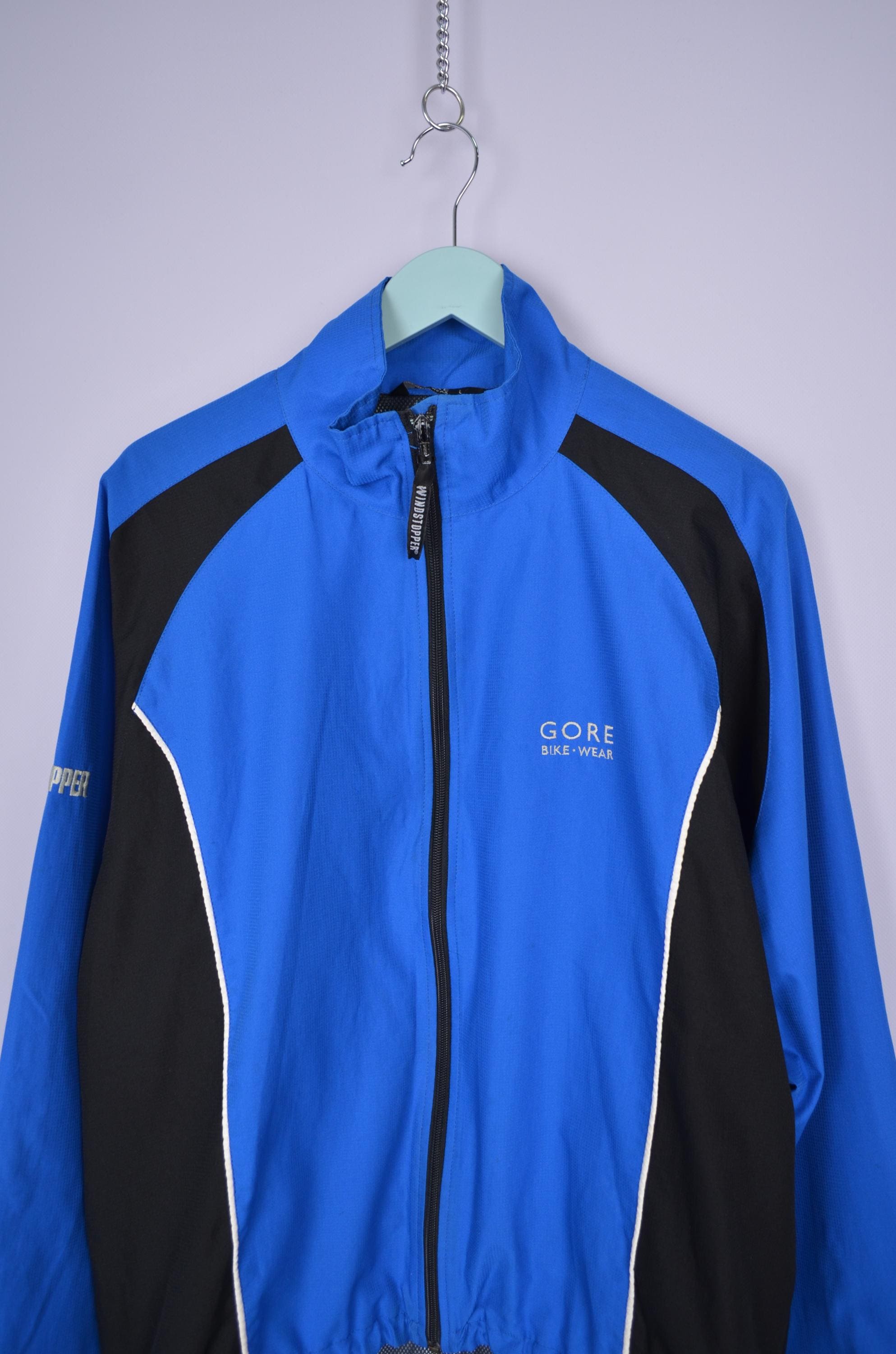 GORE BIKE WEAR 冬用ジャケット Mサイズ GORE Bike-wear Windstopper Full Zip Blue Jacket Size L - Etsy