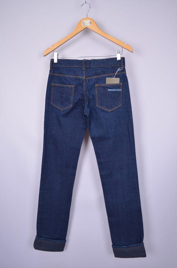 Prada Denim Womens Jeans Red Tab Nylon Size IT 38, 40, 42 - Etsy