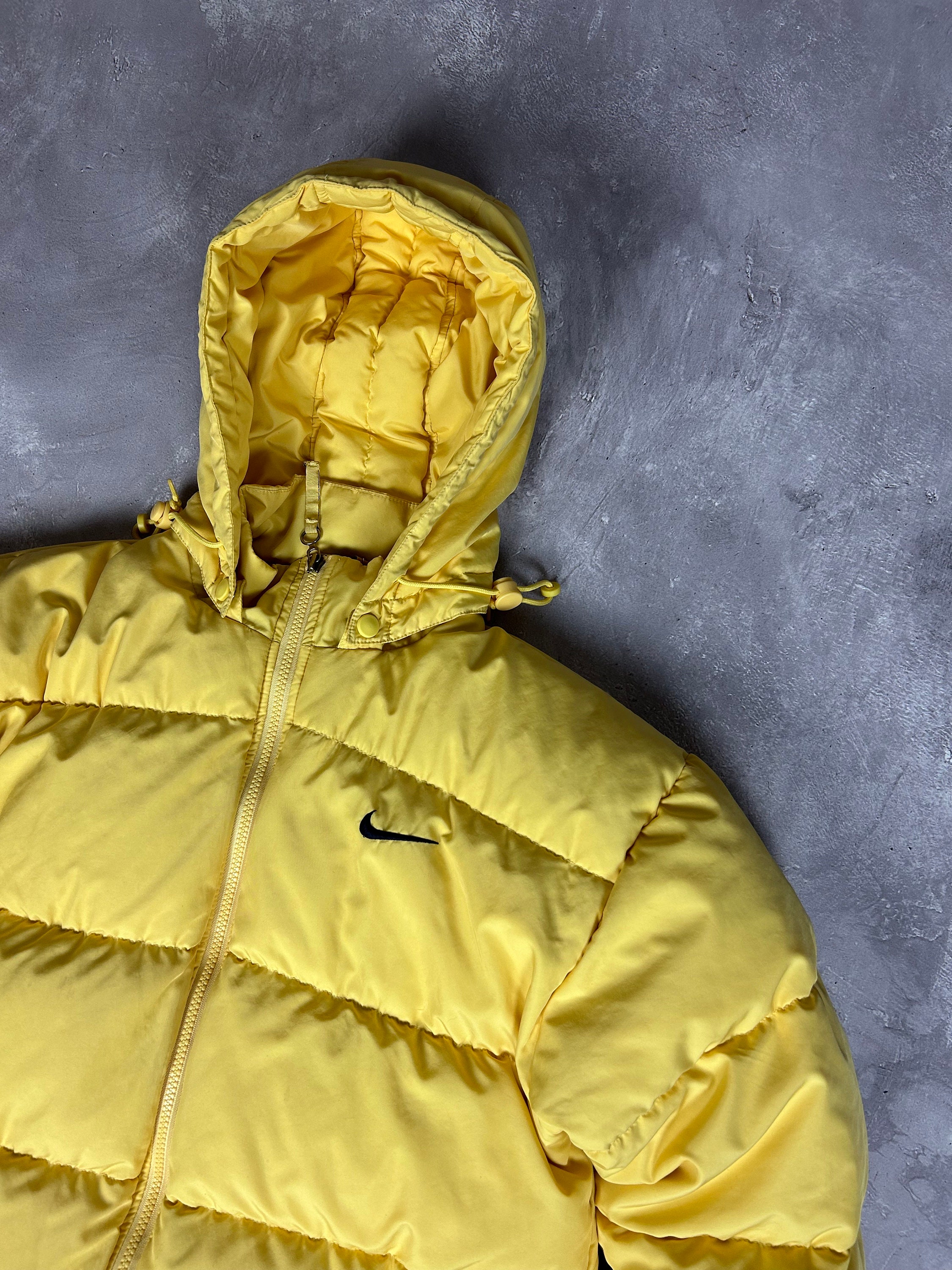 Nike Vintage Down Puffer Jacket Big Swoosh Logo Y2K 90s Nike Vintage Down Puffer Jacket Big Swoosh Logo Y2K 90s