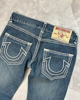 True Religion Billy Super T Denim Blue Jeans Size W32 L33 RARE - Etsy
