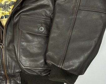 Vintage 90s Avirex Type G1 Cockpit Leather Jacket 4XL Y2k Vintage 90s Avirex Type G1 Cockpit Leather Jacket 4XL Y2k