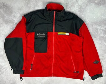 Columbia Vintage 90s-00s Custom Embroidered Nylon Jacket