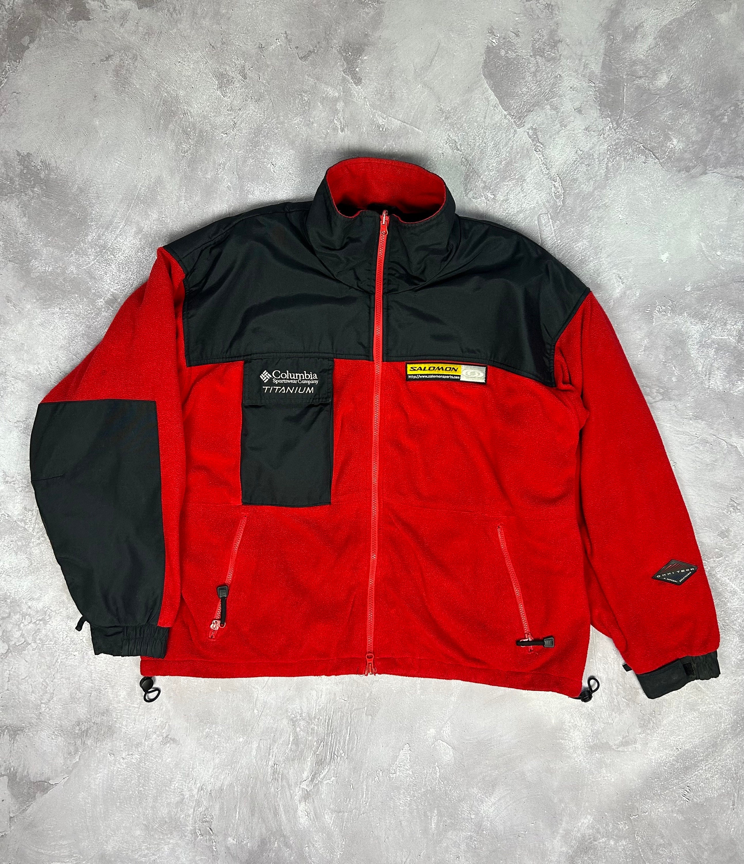 Columbia Titanium Omni Tech Fleece Size XL Vintage 90s Y2k Columbia Titanium Omni Tech Fleece Size XL Vintage 90s Y2k
