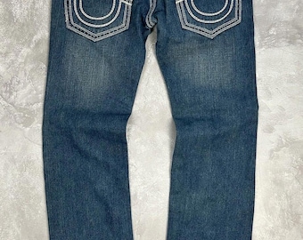 True Religion Billy Super T Denim Blue Jeans Size W32 L33
