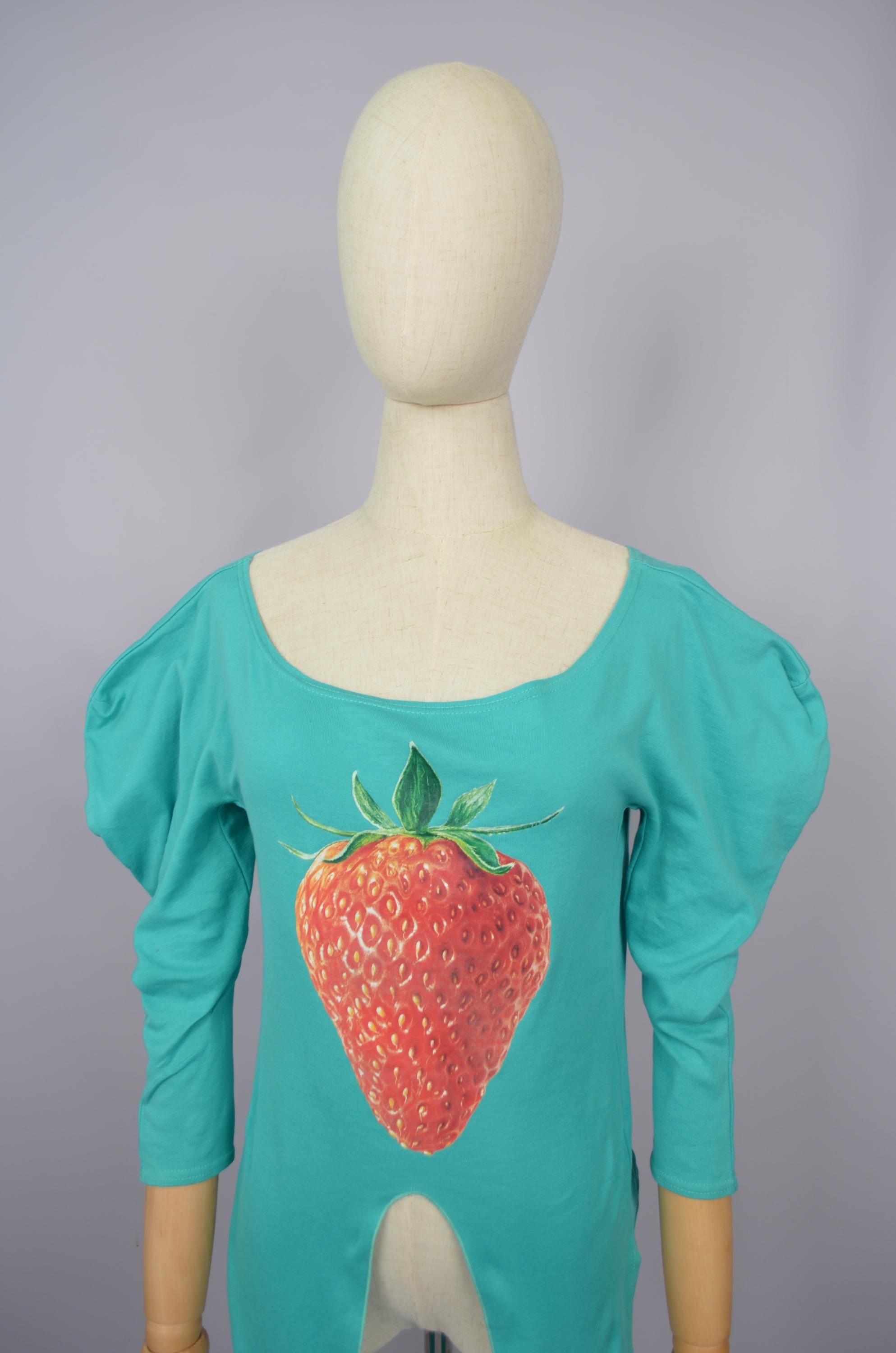 S/S 2001 Iconic Chloe by Stella Mccartney Turquoise T-shirt 