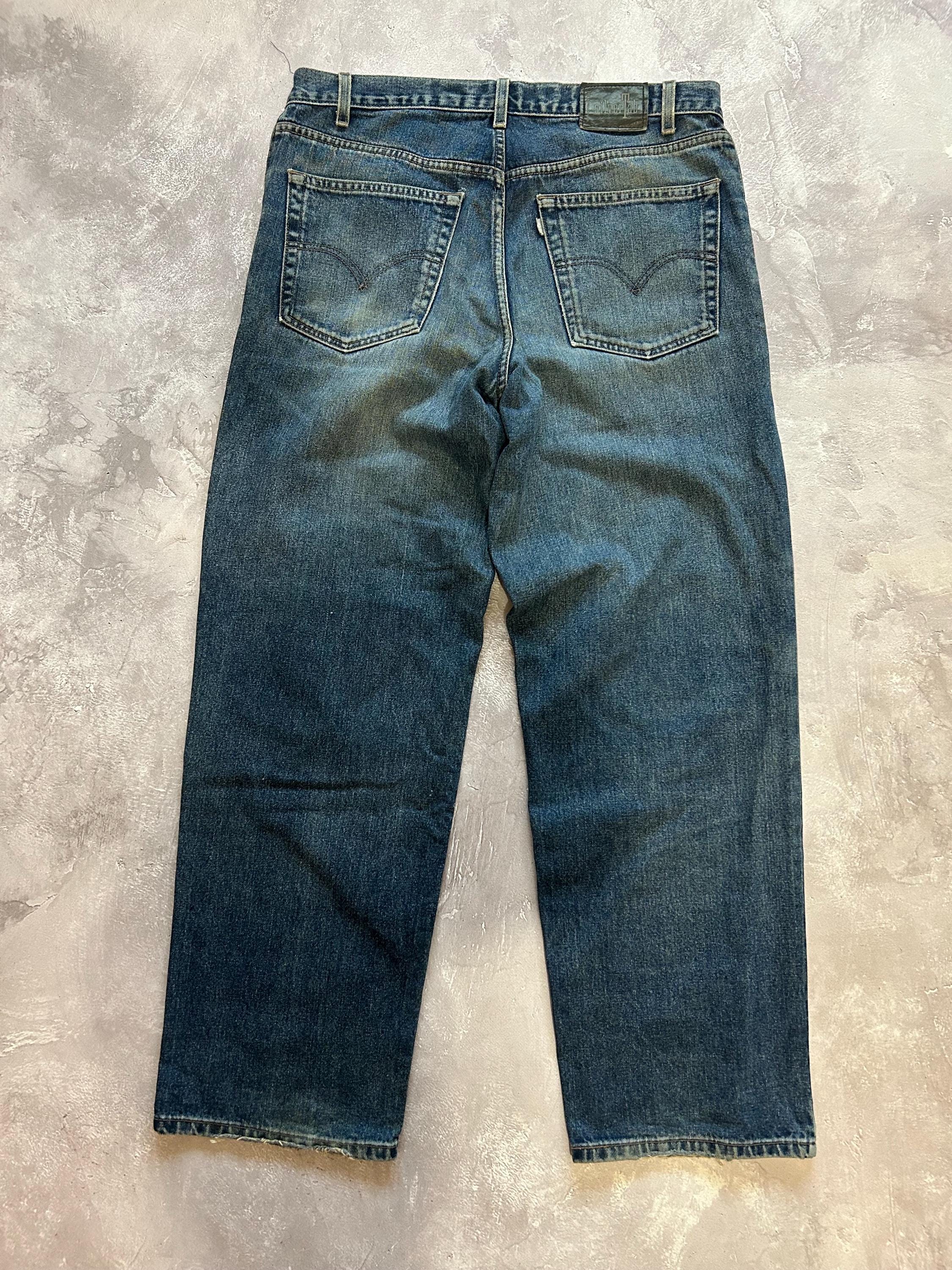 00s Levi’s ENGINEERED JEANS LOOSE y2k Levi's Engineered Vintage Y2K Denim Jeans Loose Baggy sz W30