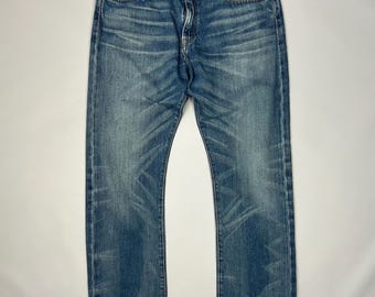 1990s Double RL Ralph Lauren RRL Selvedge Shuttle Woven Denim