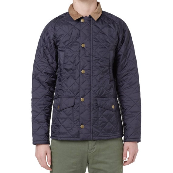 Barbour Canterdale Quilted Navy Jacket Size XL P2P 23 2 Etsy