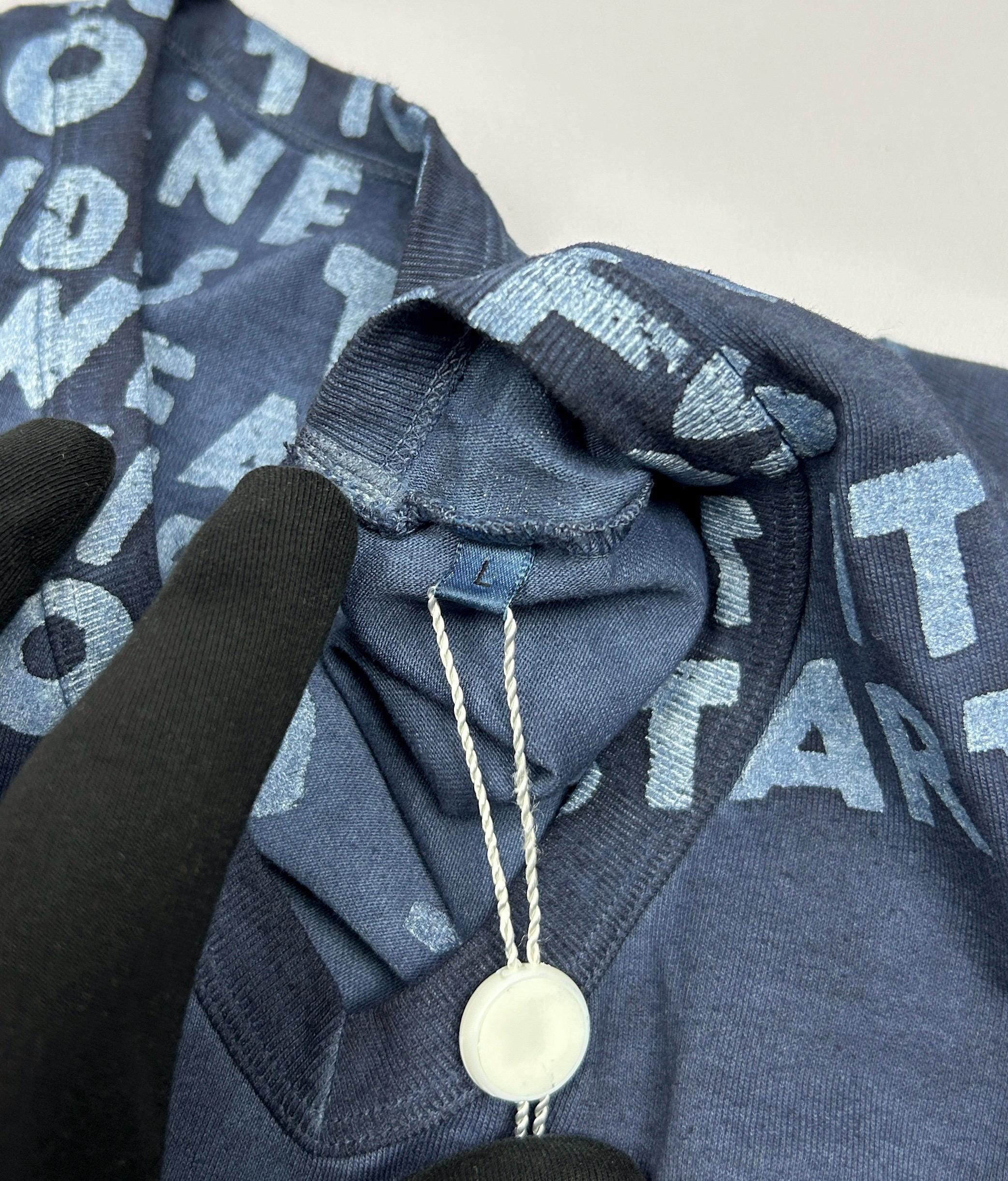 Maison Martin Margiela AIDS Awareness Garment Dyed V-neck T-shirt 